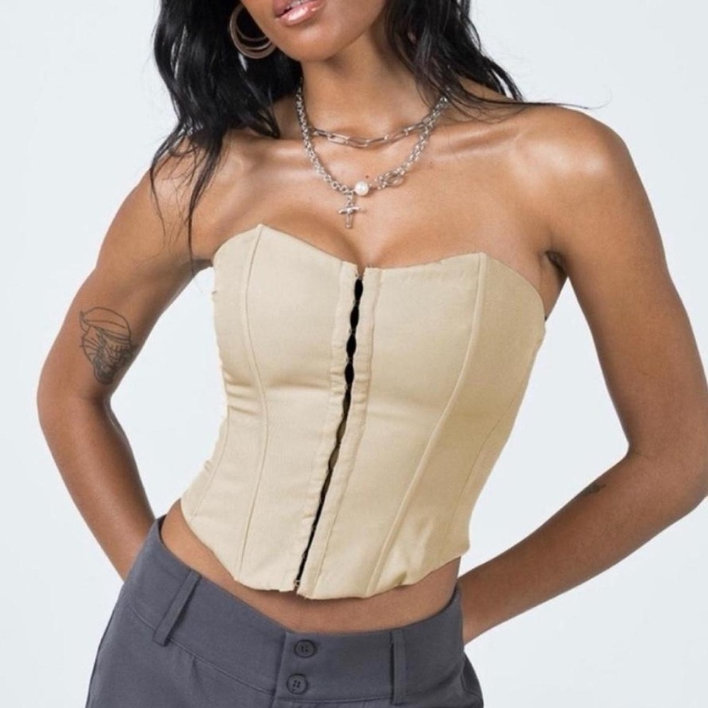 NWOT Princess Polly Archer Corset Bustier Bone